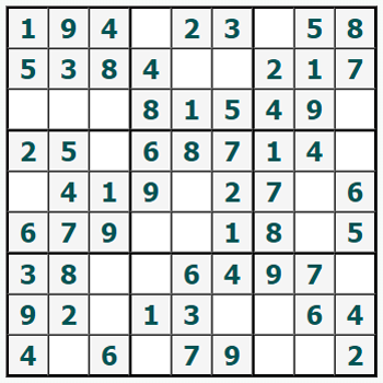 Print Sudoku #801