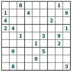Sudoku en ligne #825