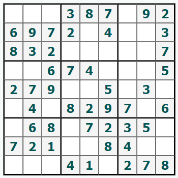 Print Sudoku #827