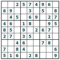 Sudoku en ligne #832