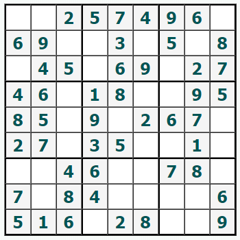 Print Sudoku #832