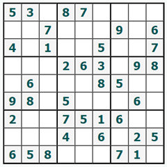 Sudoku on-line #833