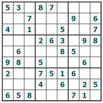 Print Sudoku #833