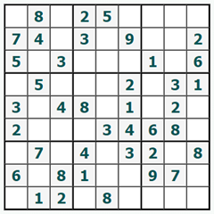 Sudoku en ligne #838