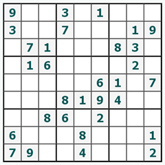 Sudoku online #89
