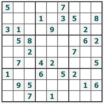 Print Sudoku #909