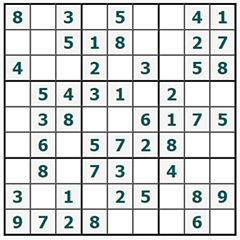 Sudoku en ligne #917