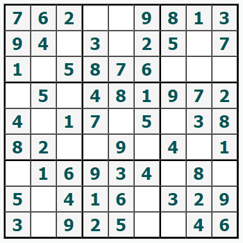 Print Sudoku #926