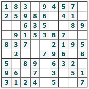 Print Sudoku #966