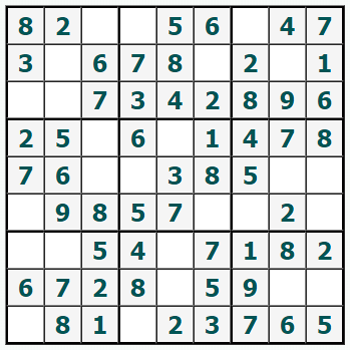 Print Sudoku #986