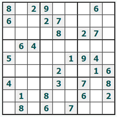 Sudoku on-line #994