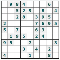 Sudoku en ligne #998